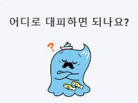 어디로 대피하면 되나요?