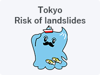 Tokyo Risk of landslides